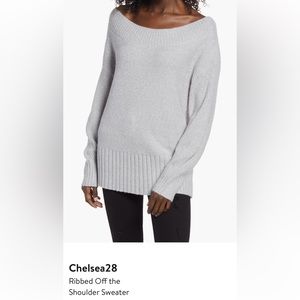 Off-the-Shoulder Sweater